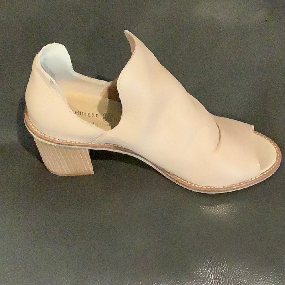 Chinese Laundry Peep Toe Block Heel Bootie